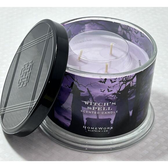 HomeWorx by Slatkin & Co. Halloween Witch’s Spell Scented Candle 14 oz. New - Picture 13 of 13
